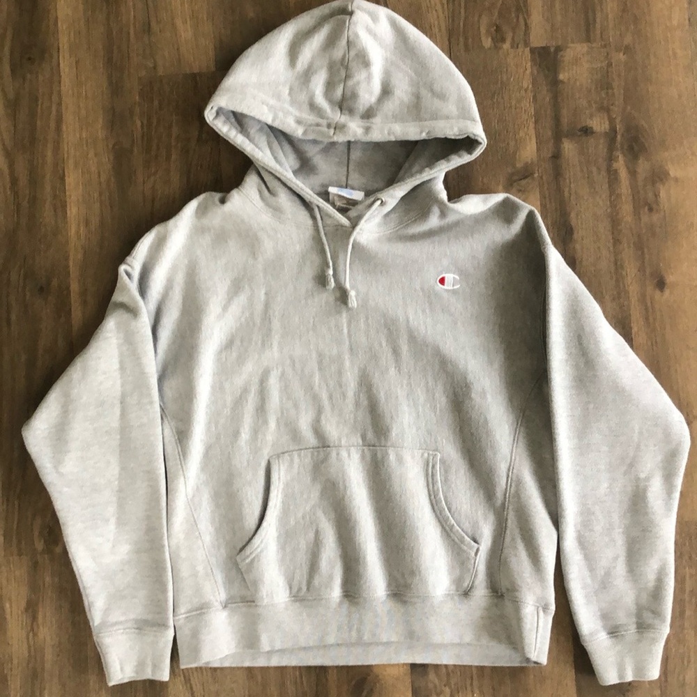 Champion Gray Hoodie for kids XL